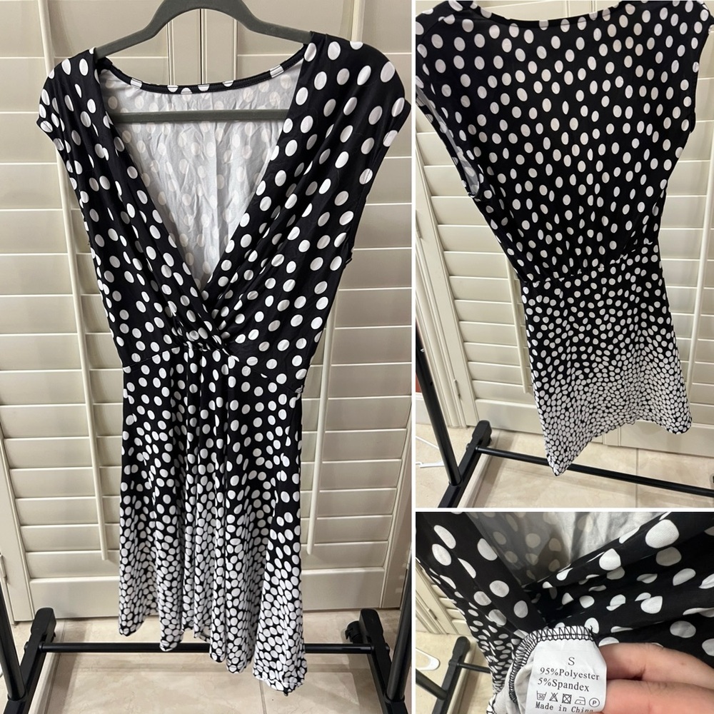 Polka dot dress, small